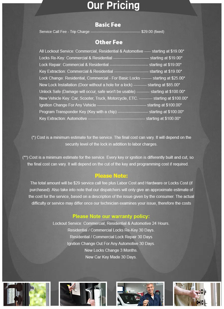 Cincinnati Community Locksmith, Cincinnati, OH 513-275-3485 - price-list-n-16